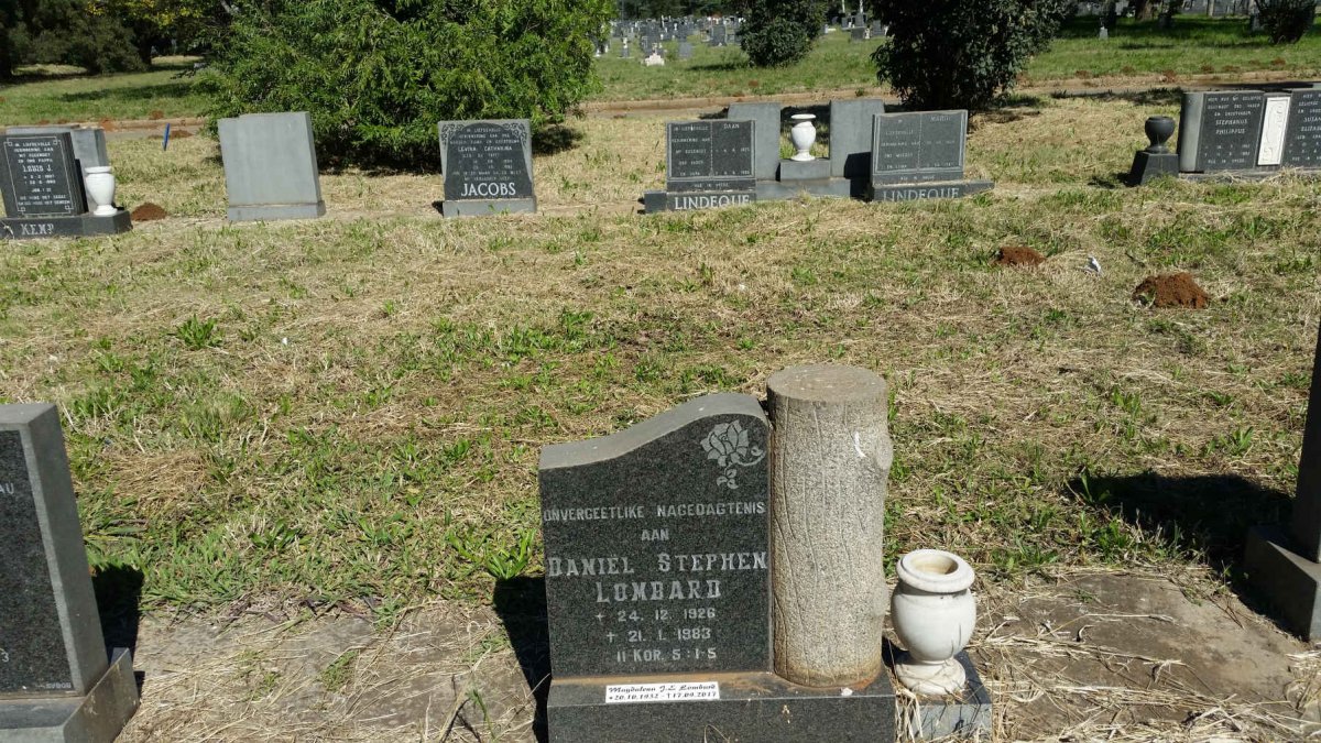 LOMBARD Daniël Stephan 1926-1983 &amp; Magdalena J.E. 1932-2017