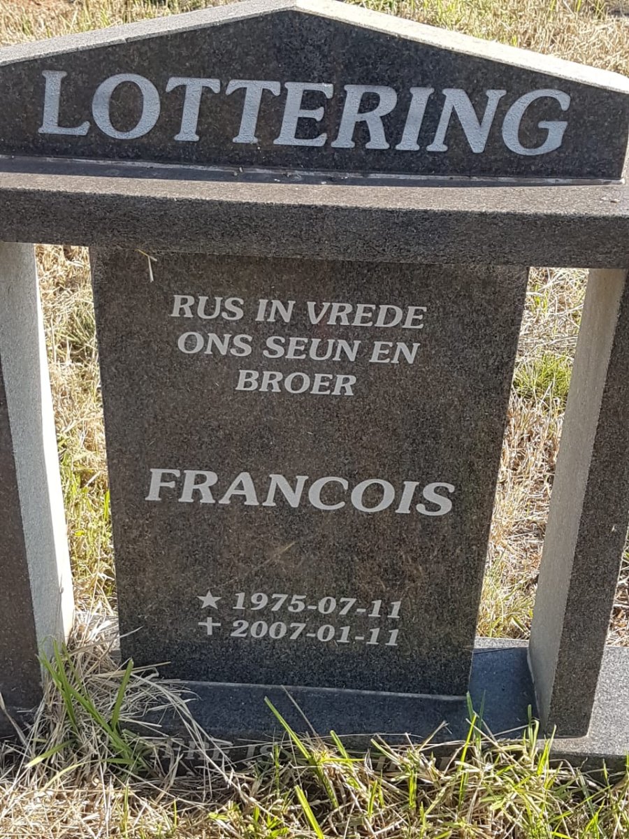 LOTTERING Francois 1957-2007