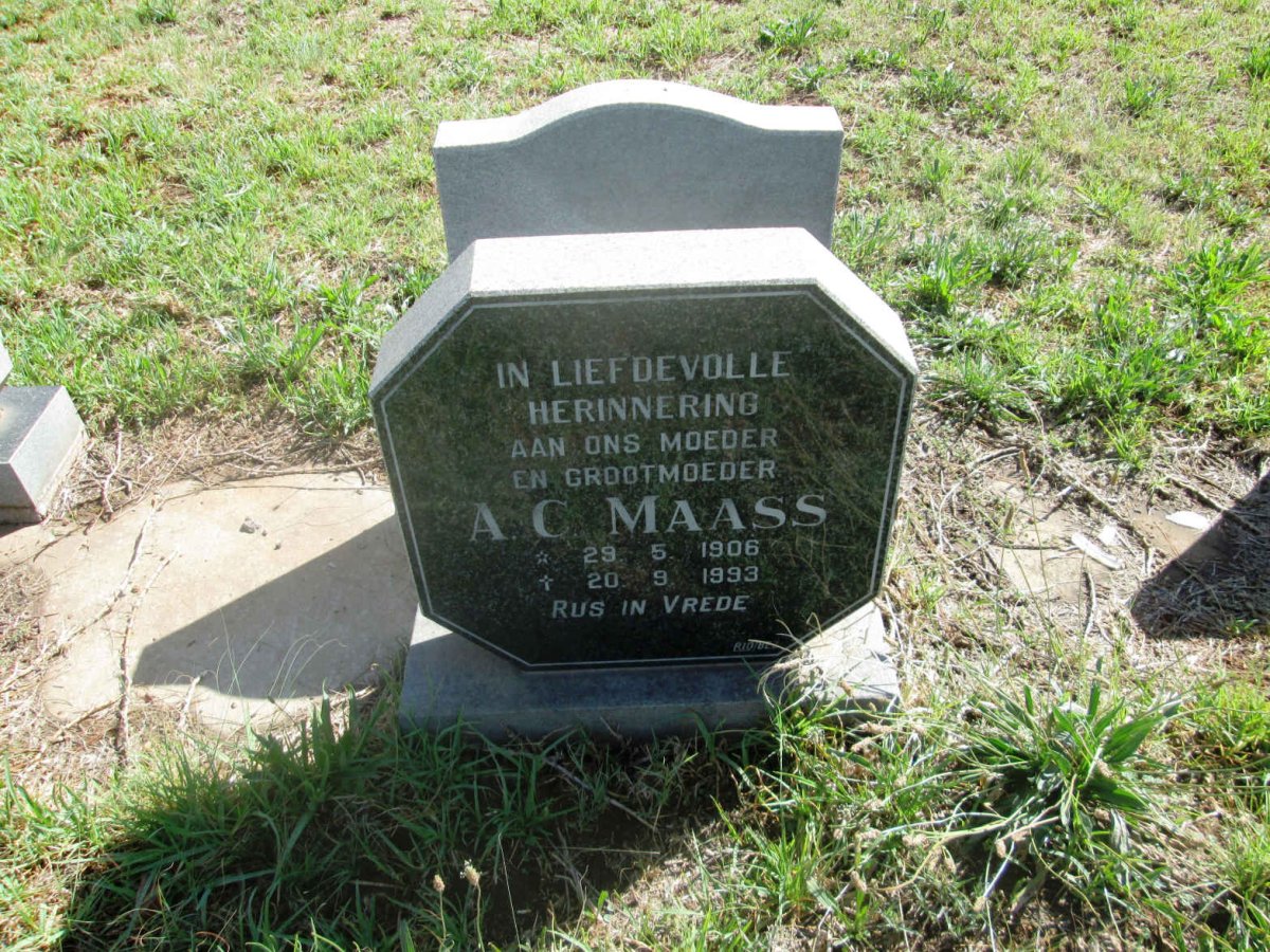 MAASS A.C. 1906-1993