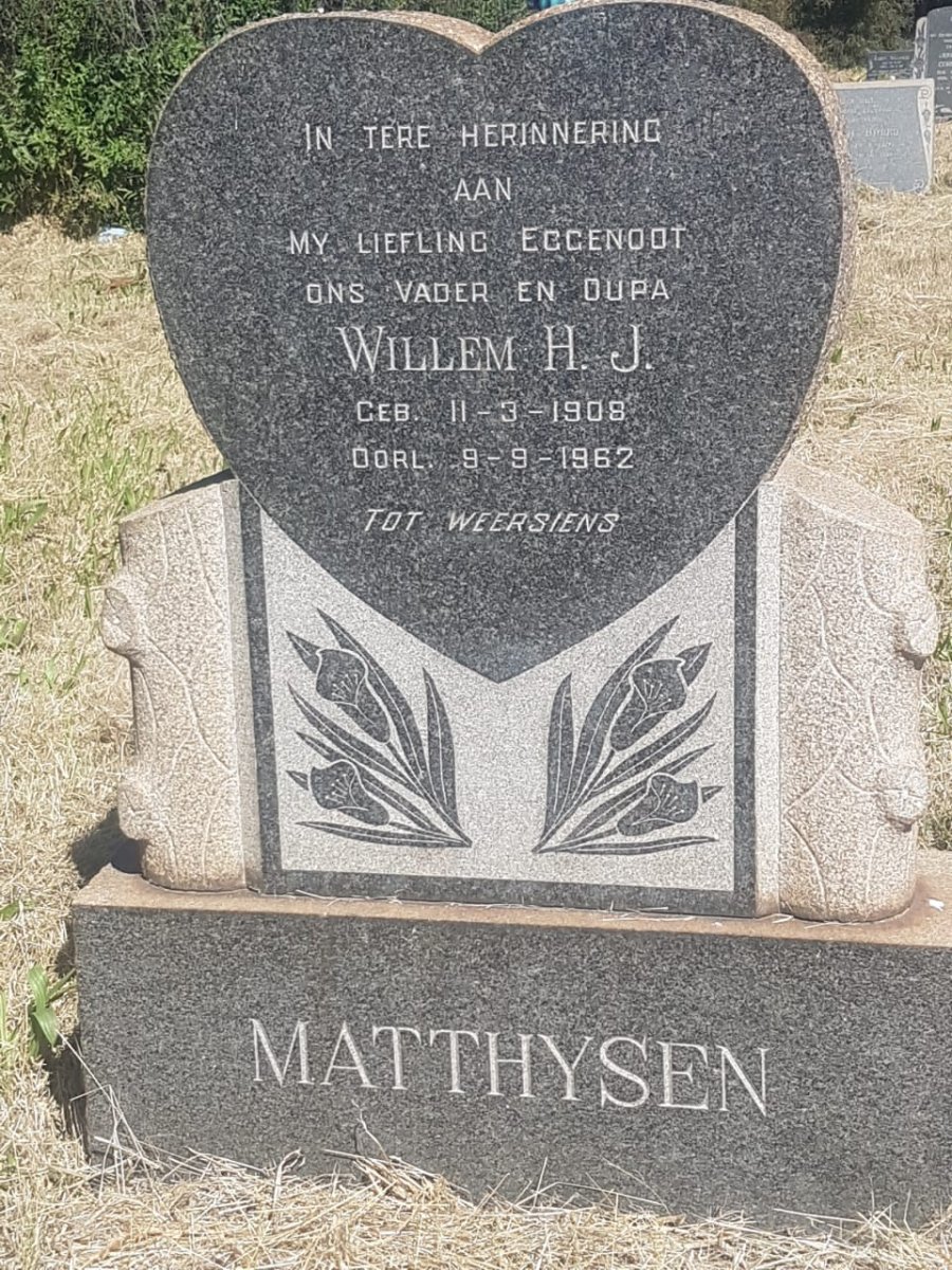 MATTHYSEN Willem H.J. 1908-1962