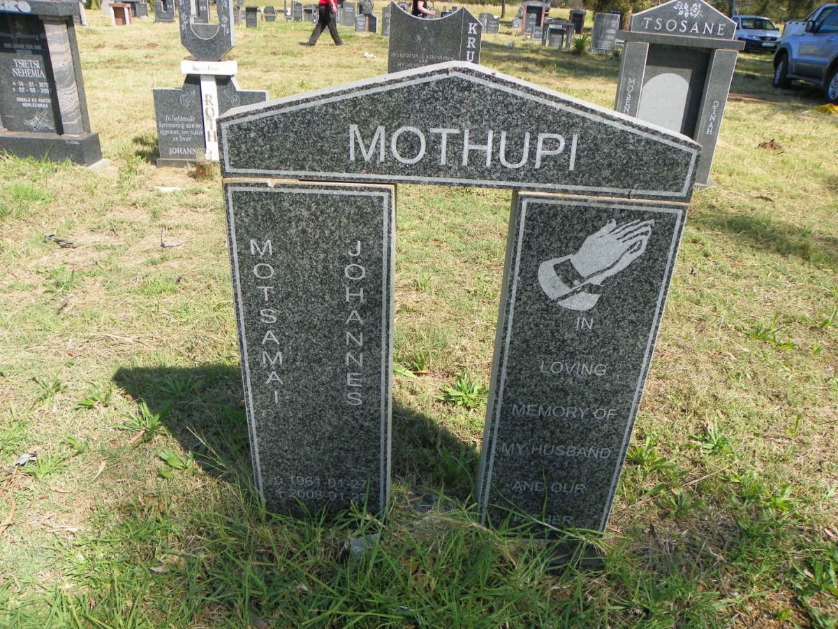 MOTHUPI Motsamai Johannes 1961-2008
