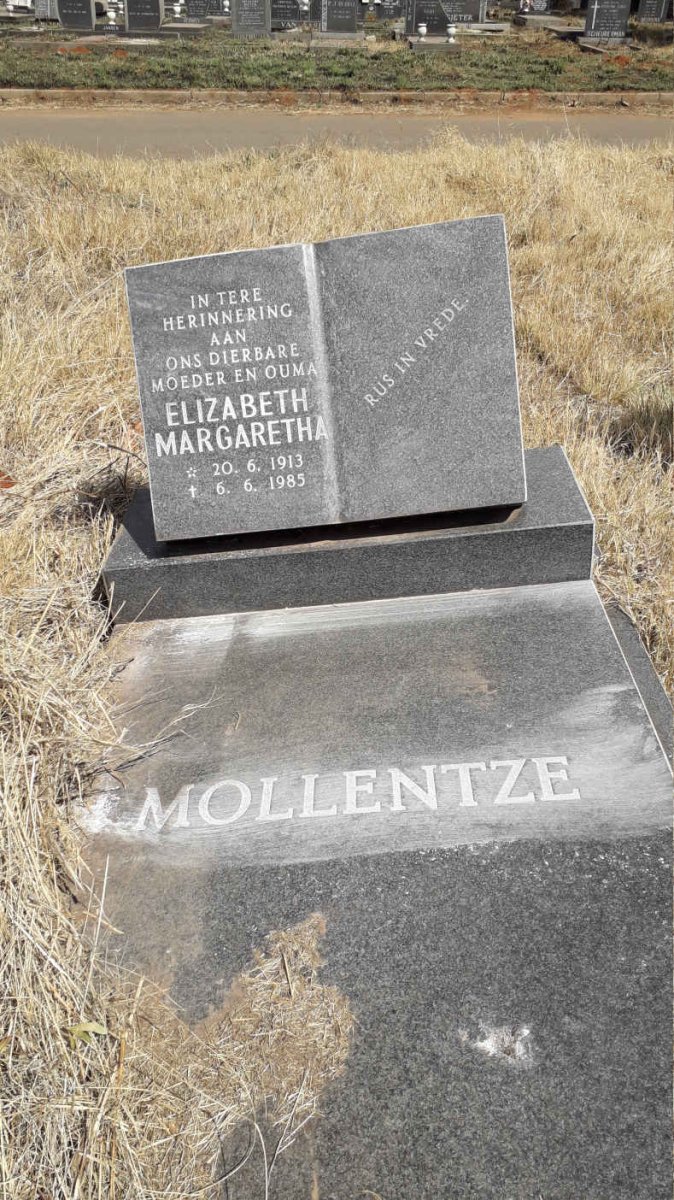 MOLLENTZE Elizabeth Margaretha 1913-1985