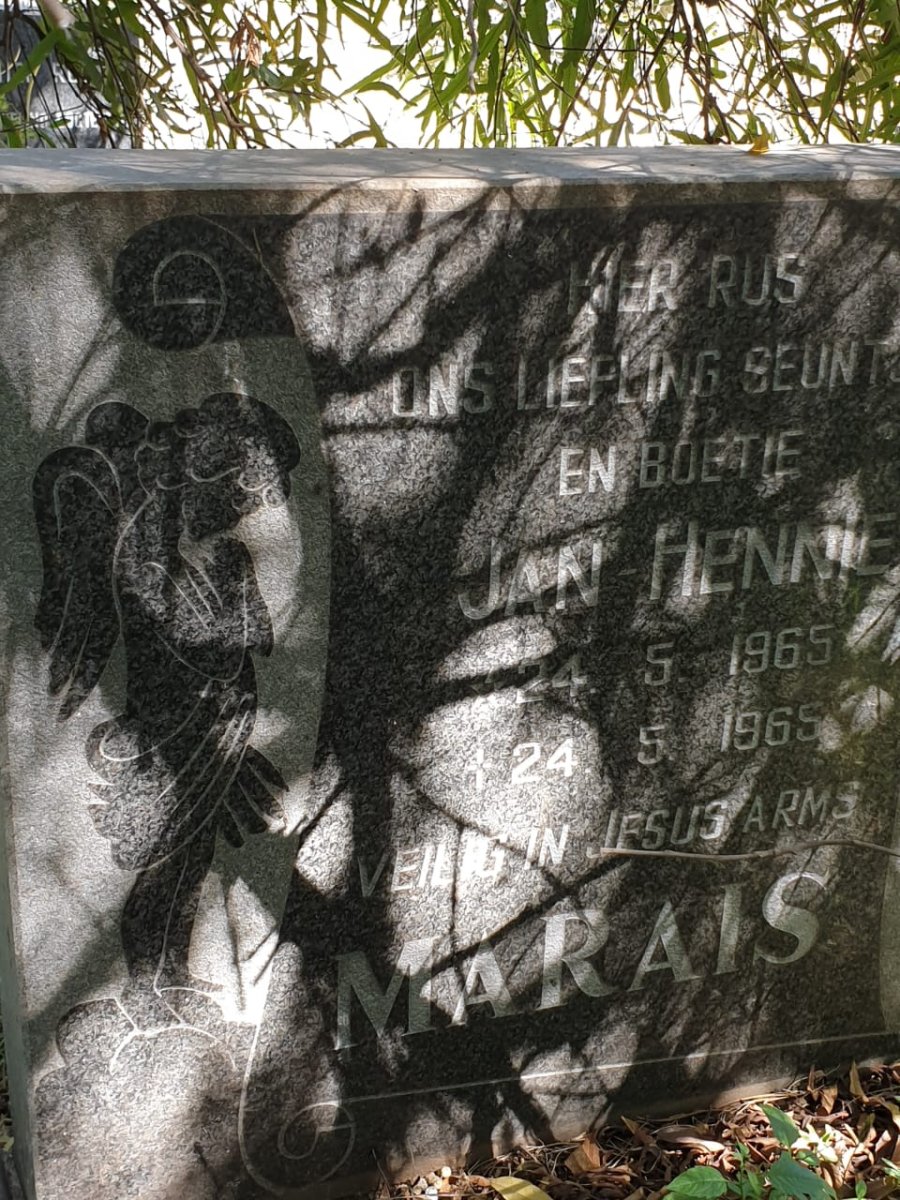MARAIS Jan-Hennie 1965-1965