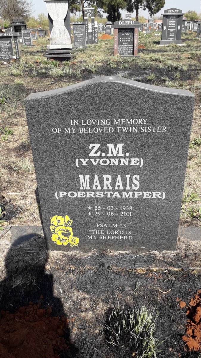 MARAIS Z.M. 1938-2011