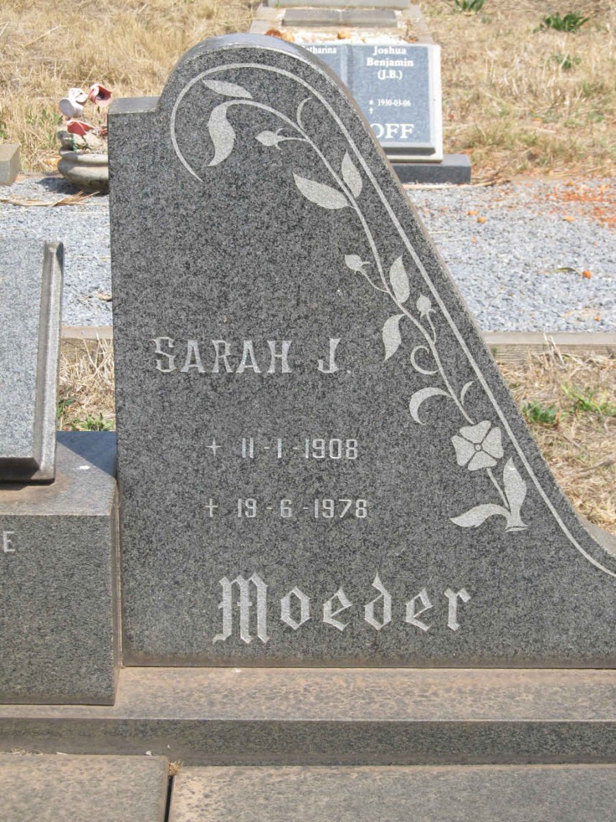 MULLER Pieter W. 1904- &amp; Sarah J. 1908-1978