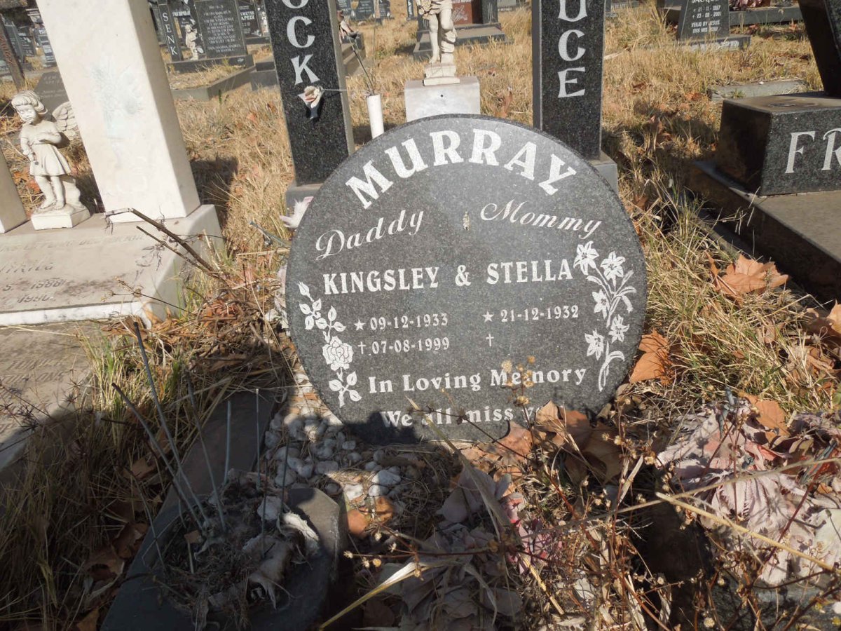 MURRAY Kingsley 1933-1999 &amp; Stella 1932- :: MURRAY Rocky Bruce 1981-1991