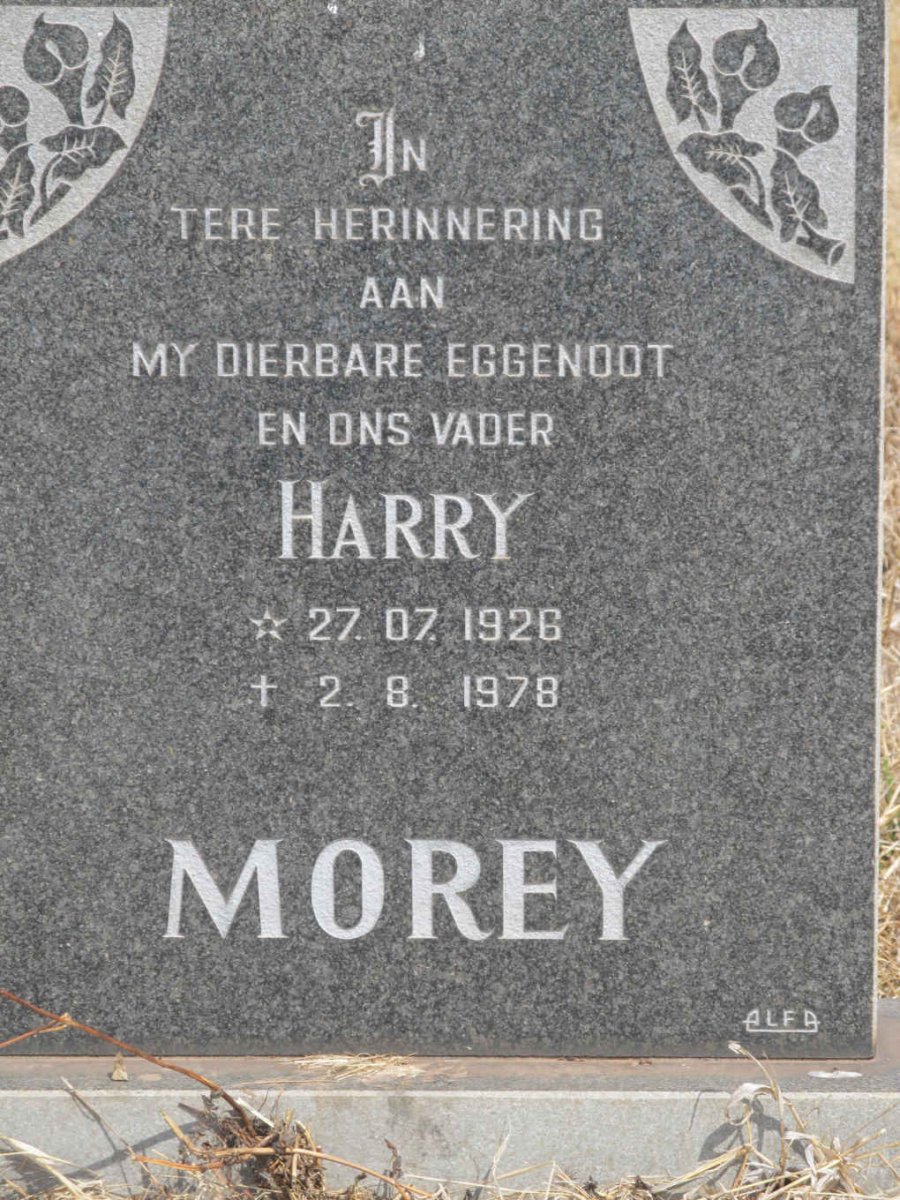 MOREY Harry 1926-1978