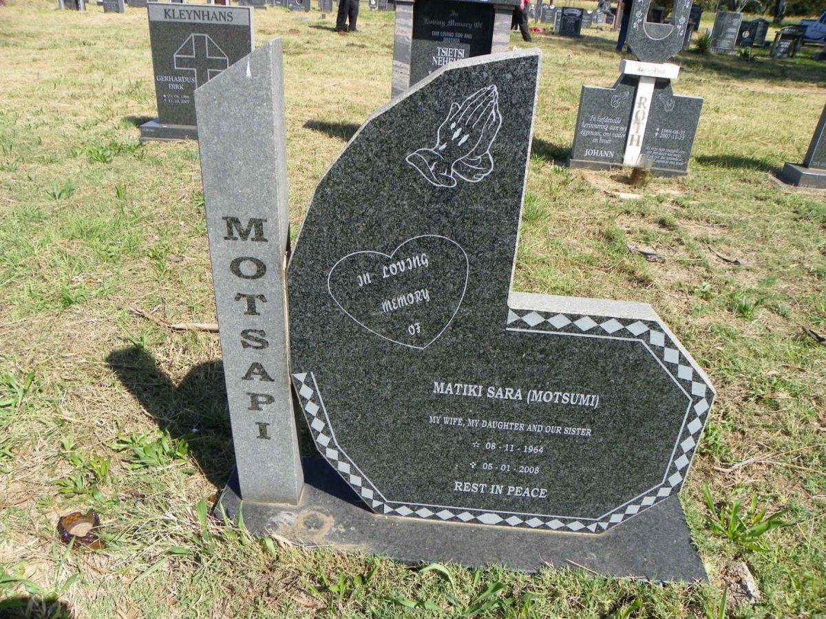 MOTSAPI Matiki Sara 1964-2008
