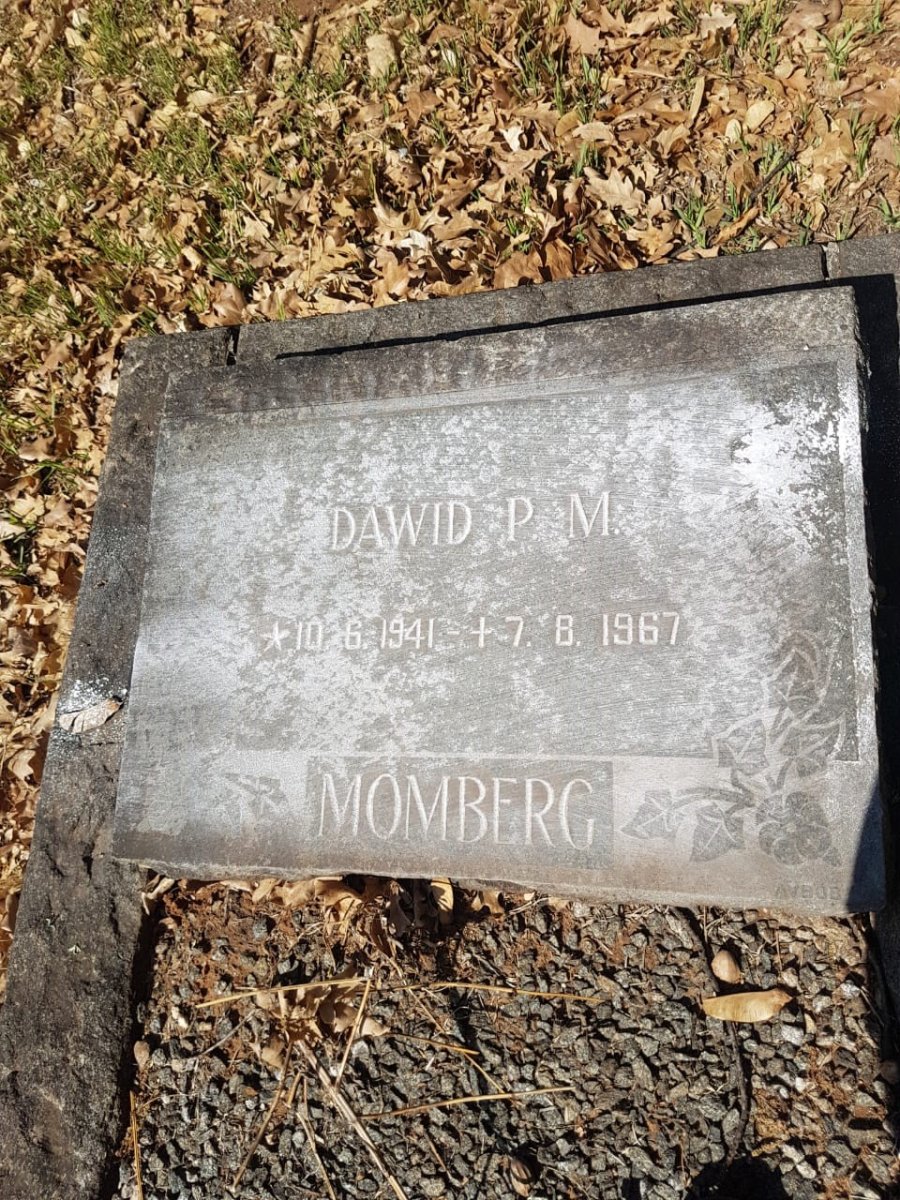 MOMBERG Dawid P.M. 1941-1967