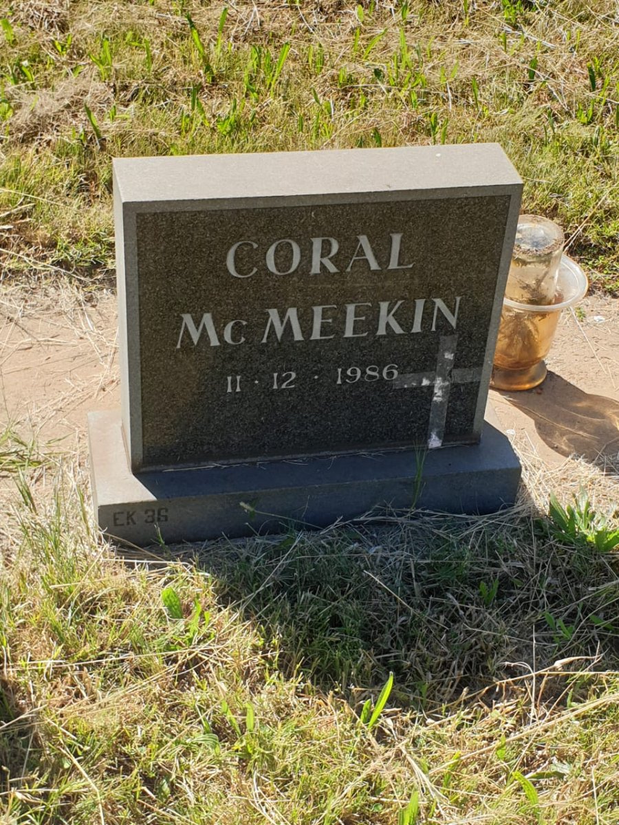 McMEEKIN Coral 1986-1986