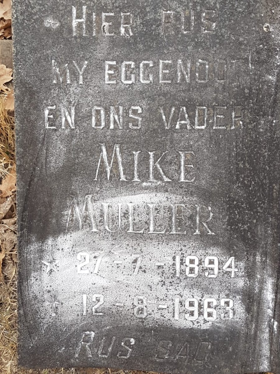 MULLER Mike 1894-1963