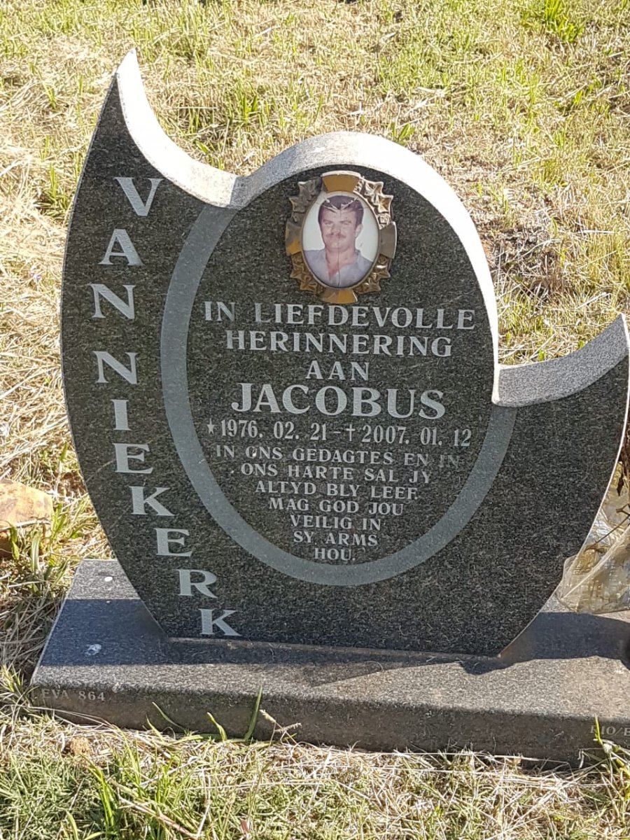 NIEKERK Jacobus, van 1976-2007