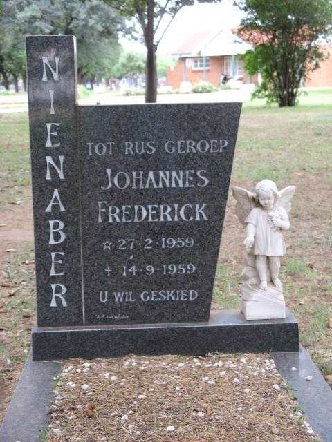 NIENABER Johannes Frederick 1959-1959