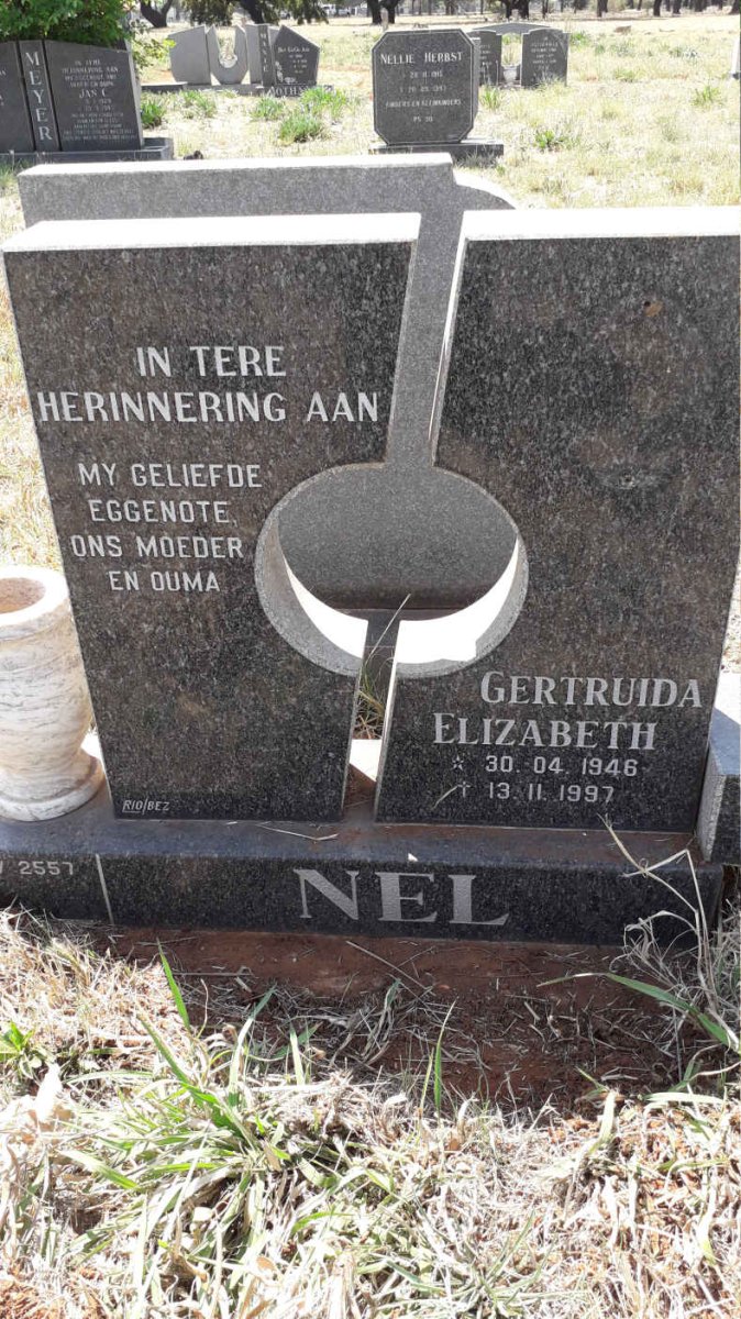 NEL Gertruida Elizabeth 1946-1997