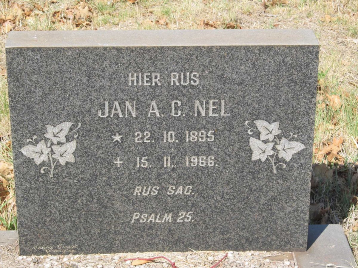 NEL Jan A.C. 1895-1966