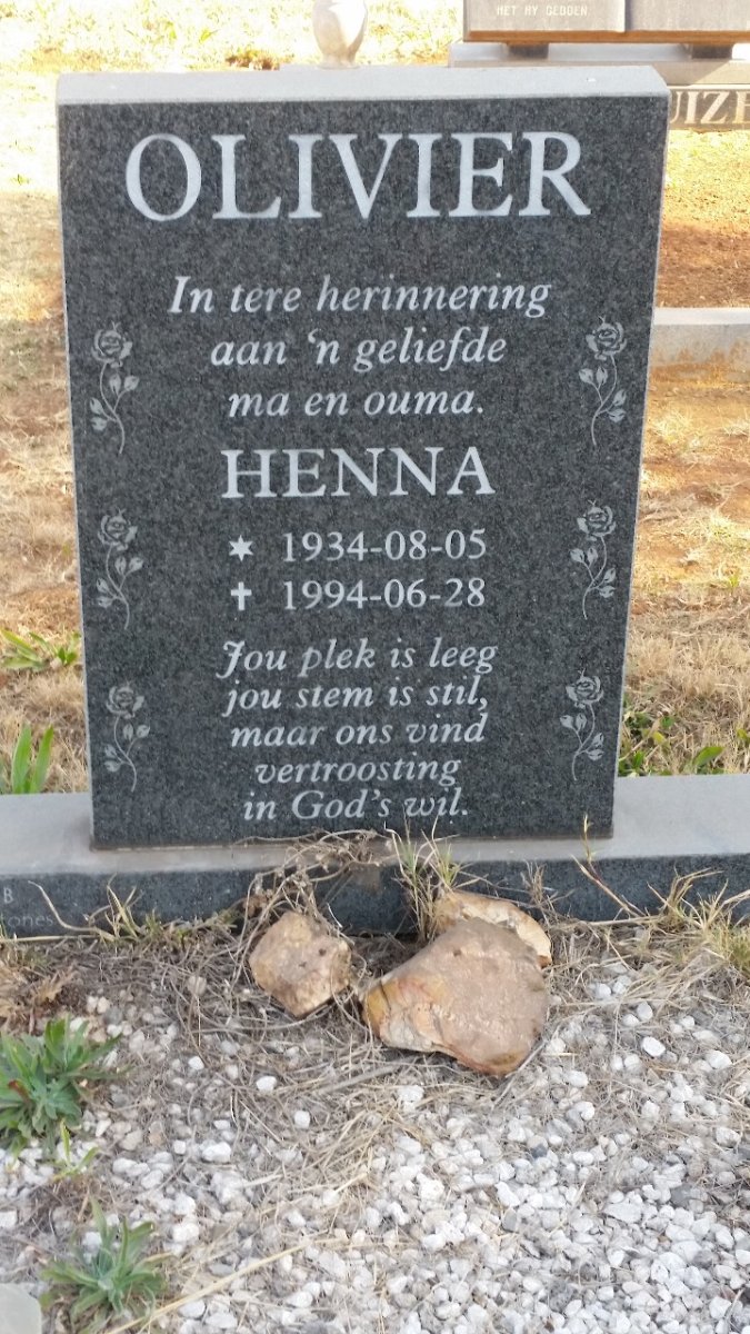 OLIVIER Henna 1934-1994