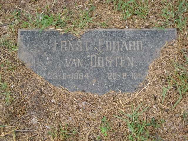 OOSTEN Ernst Eduard, van 1954-1954