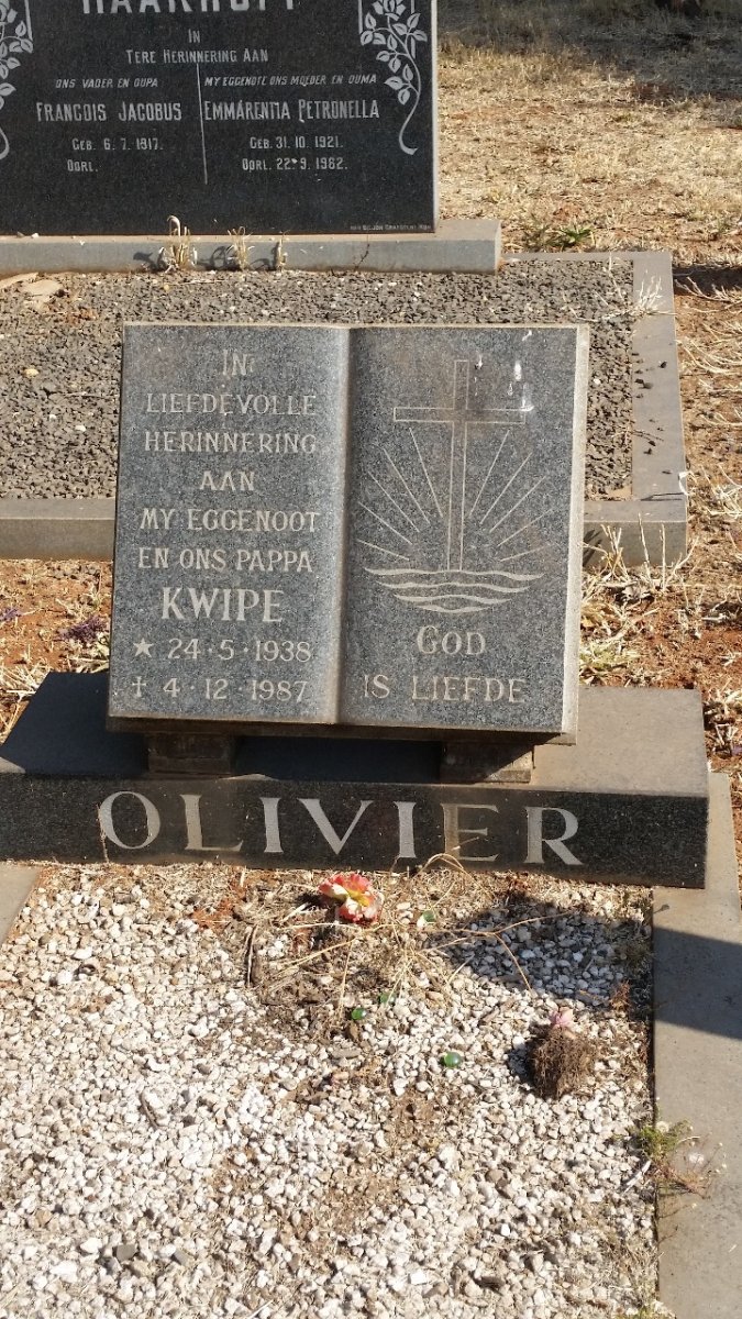 OLIVIER Kwipe 1938-1987