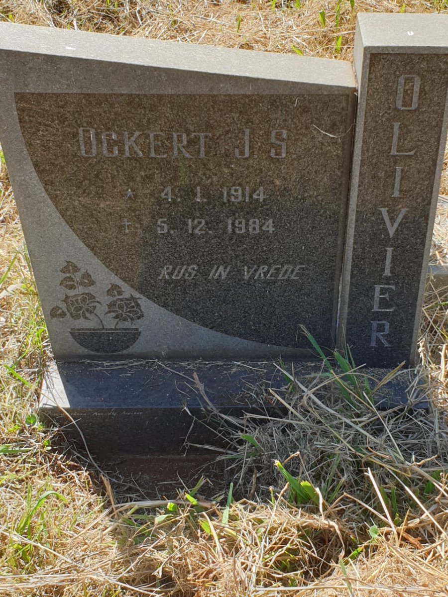 OLIVIER Ockert J.S. 1914-1984