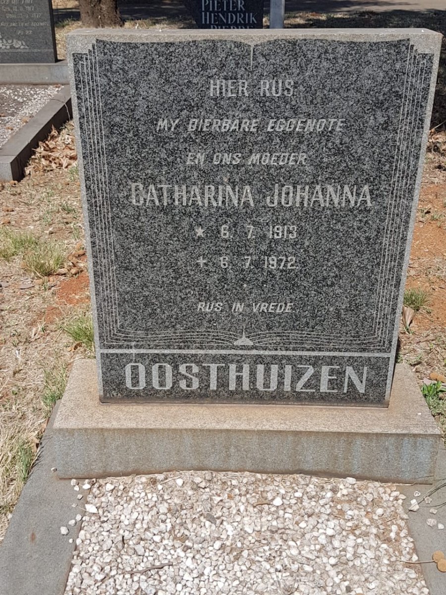 OOSTHUIZEN Catharina Johanna 1913-1972