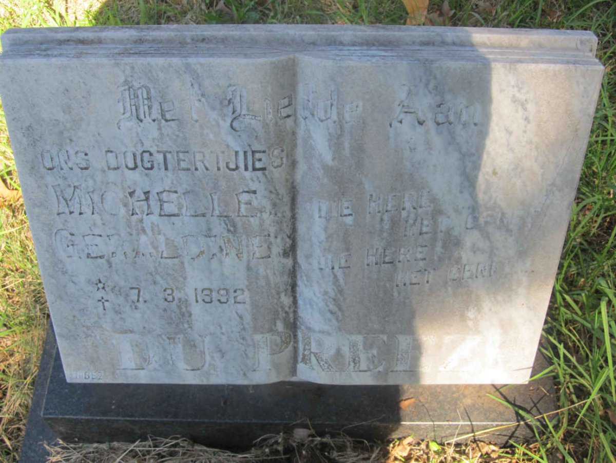 PREEZ Michelle, du 1992-1992 :: DU PREEZ Geraldine 1992-1992