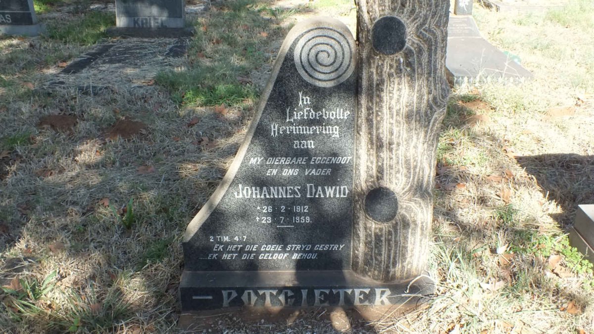 POTGIETER Johannes Dawid 1912-1959