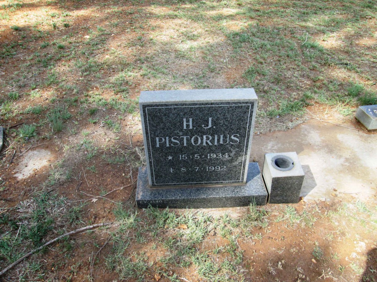 PISTORIUS H.J. 1934-1992