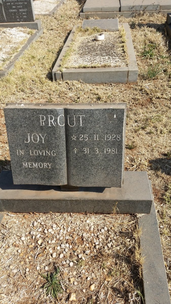 PROUT Joy 1928-1981