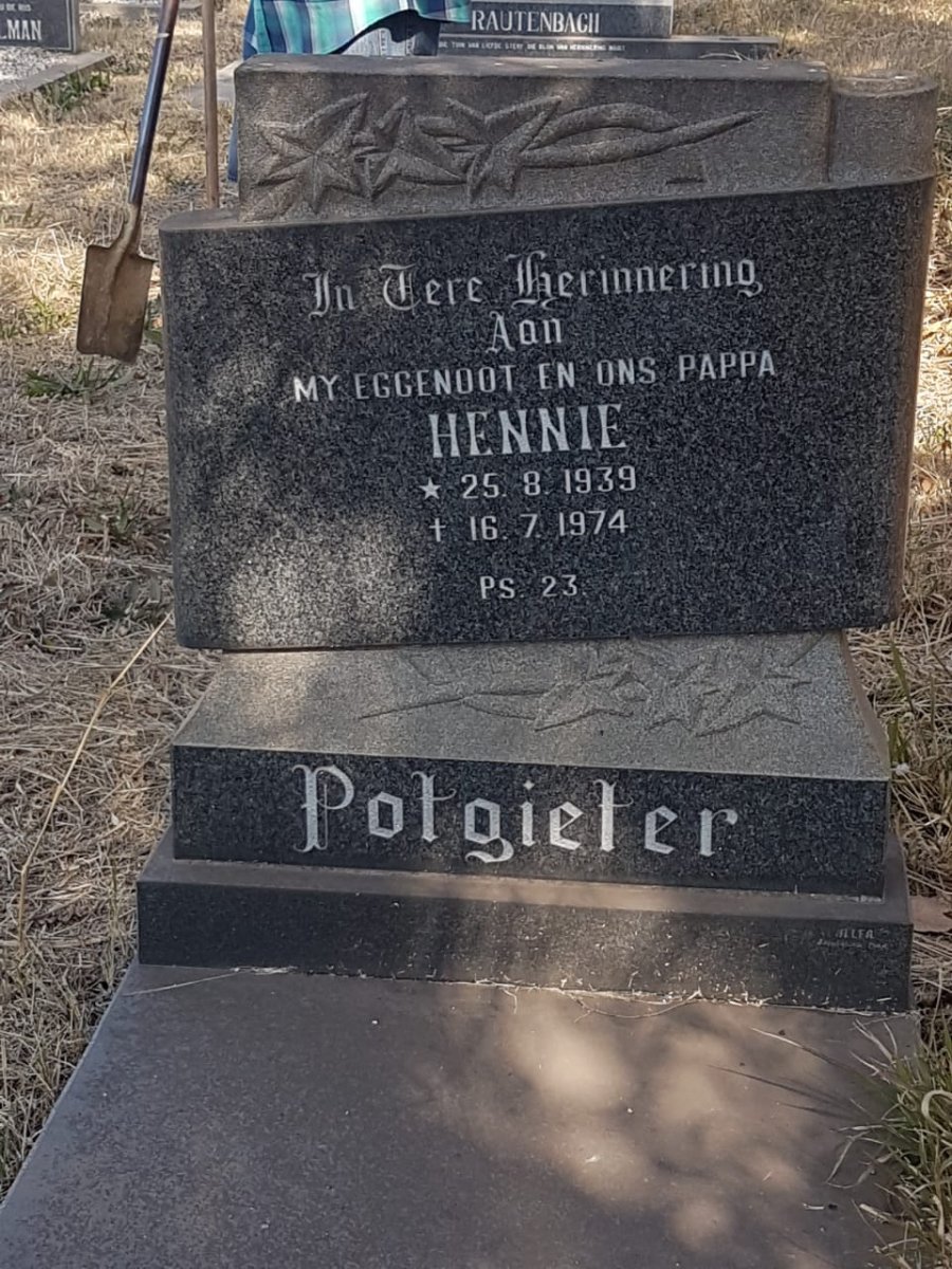 POTGIETER Hennie 1939-1974