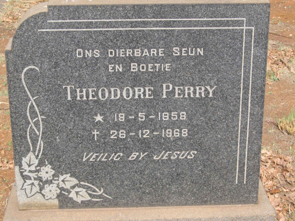 PERRY Theodore 1958-1968