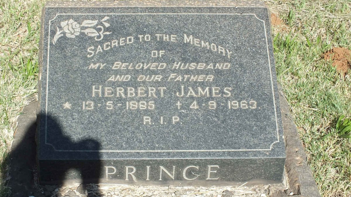 PRINCE Herbert James 1885-1963