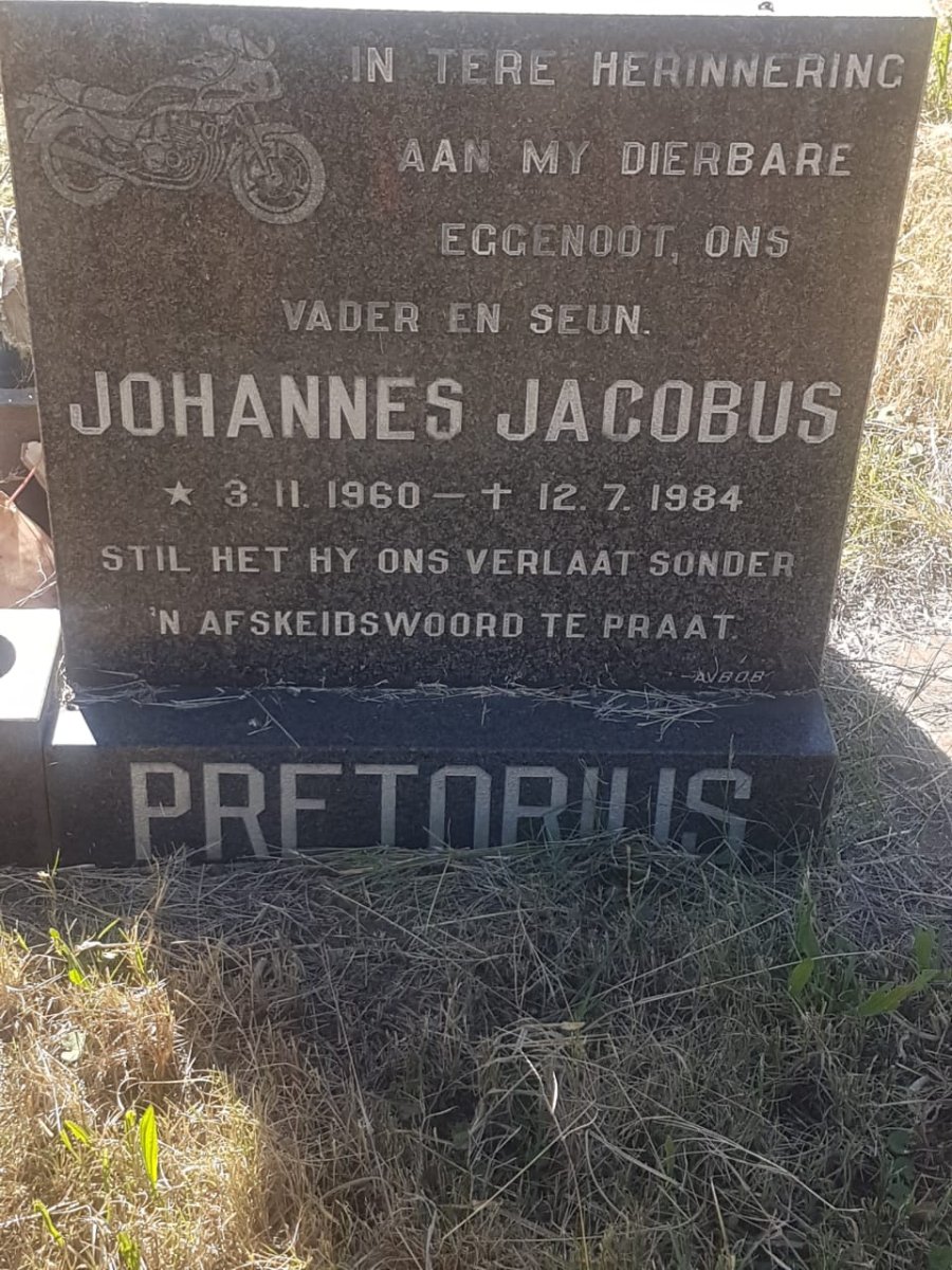 PRETORIUS Johannes Jacobus 1960-1984