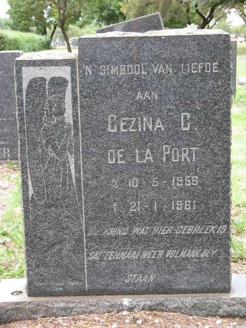 PORT Gezina C., de la 1956-1961