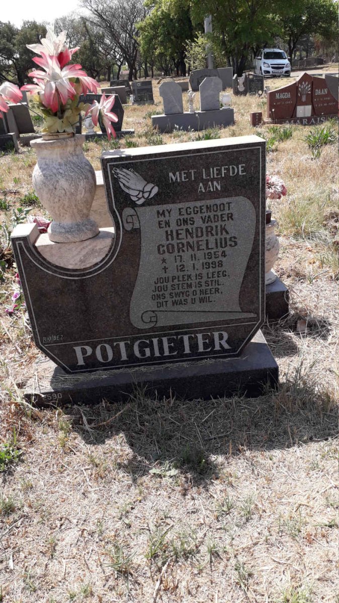 POTGIETER Hendrik Cornelius 1954-1998
