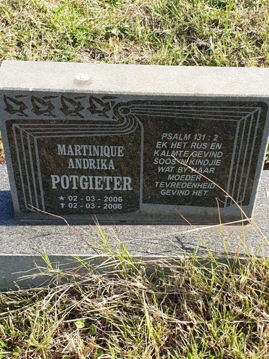 POTGIETER Martinique Andrika 2006-2006