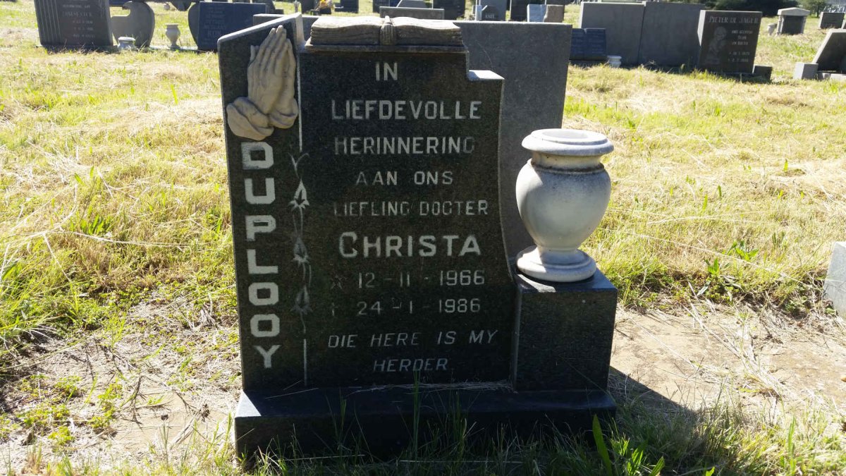 PLOOY Christa, du 1966-1986