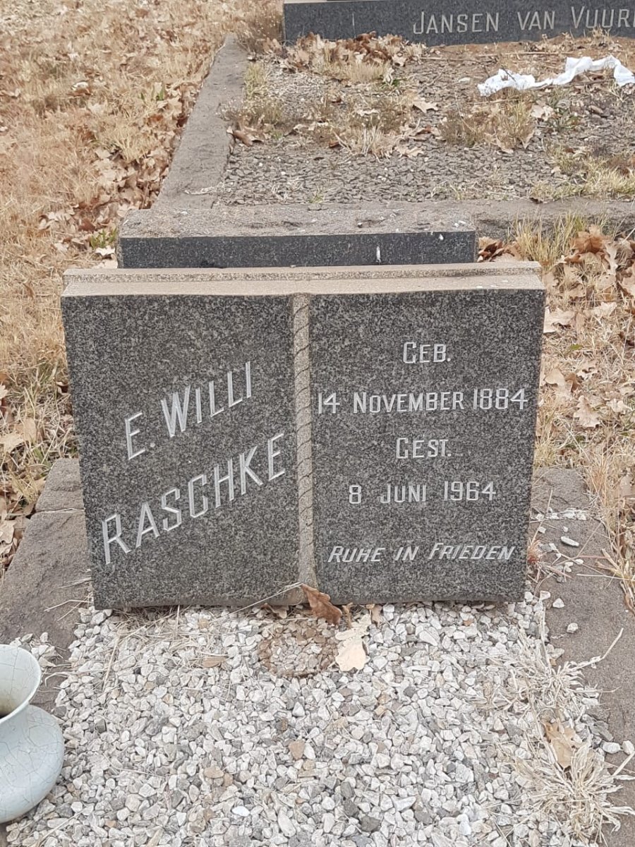 RASCHKE E. Willi 1884-1964