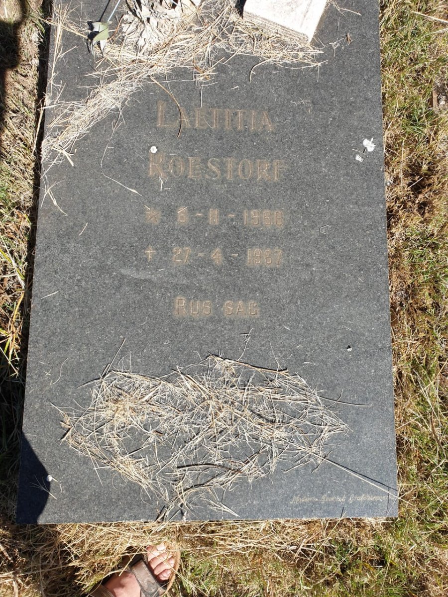 ROESTORF Laetitia 1966-1967