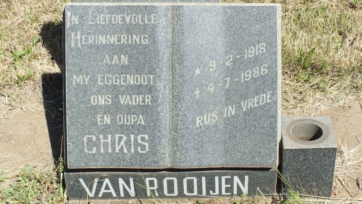 ROOIJEN Chris, van 1918-1986