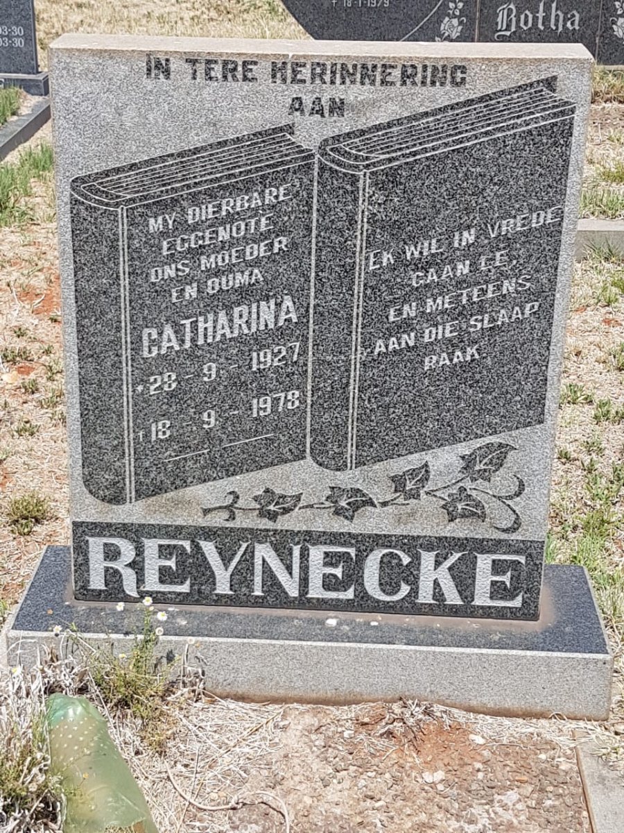 REYNECKE Catharina 1927-1978