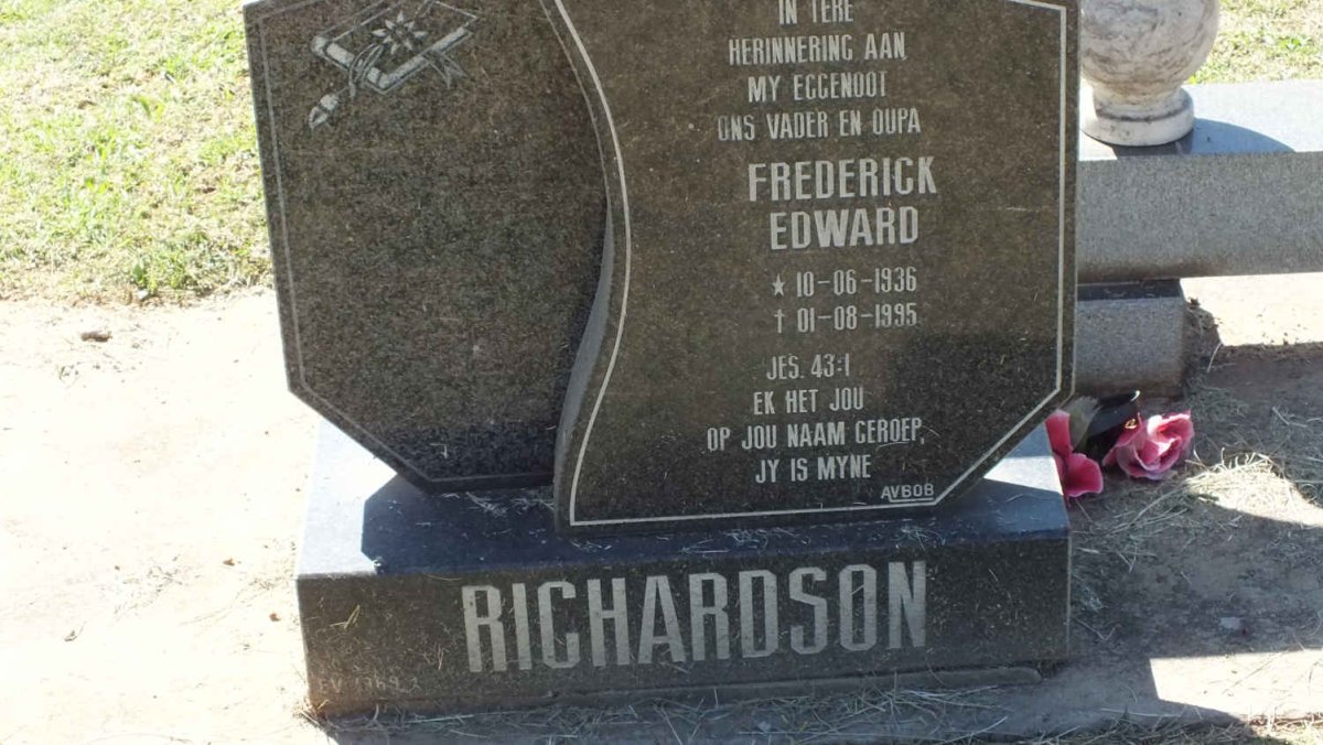 RICHARDSON Frederick Edward 1936-1995