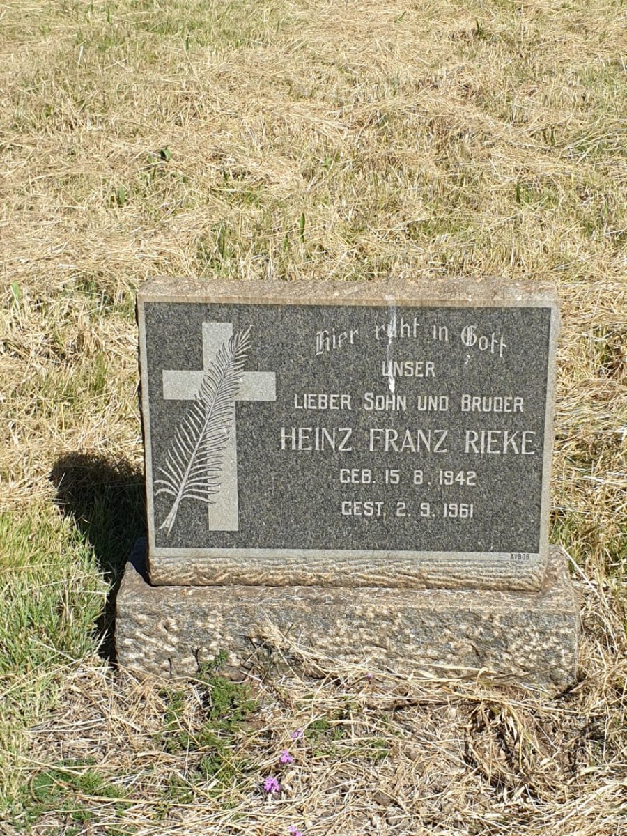 RIEKE Heinz Franz 1942-1961