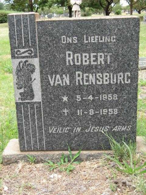 RENSBURG Robert, van 1958-1958