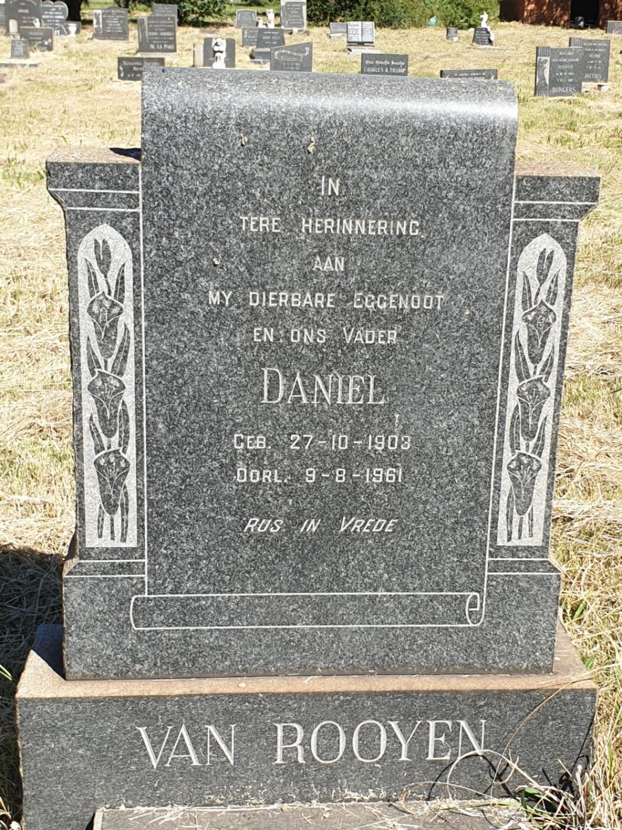 ROOYEN Daniel, van 1903-1961