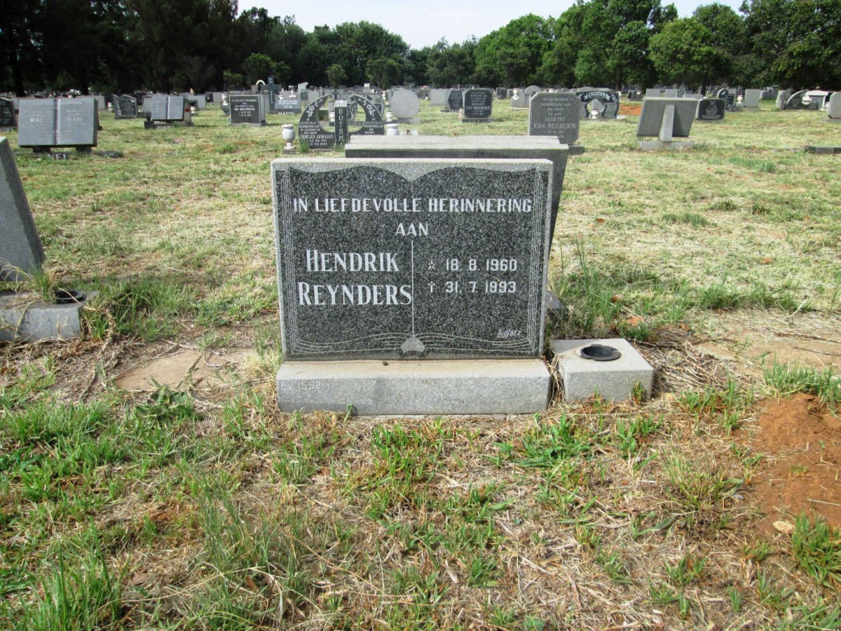 REYNDERS Hendrik 1960-1993