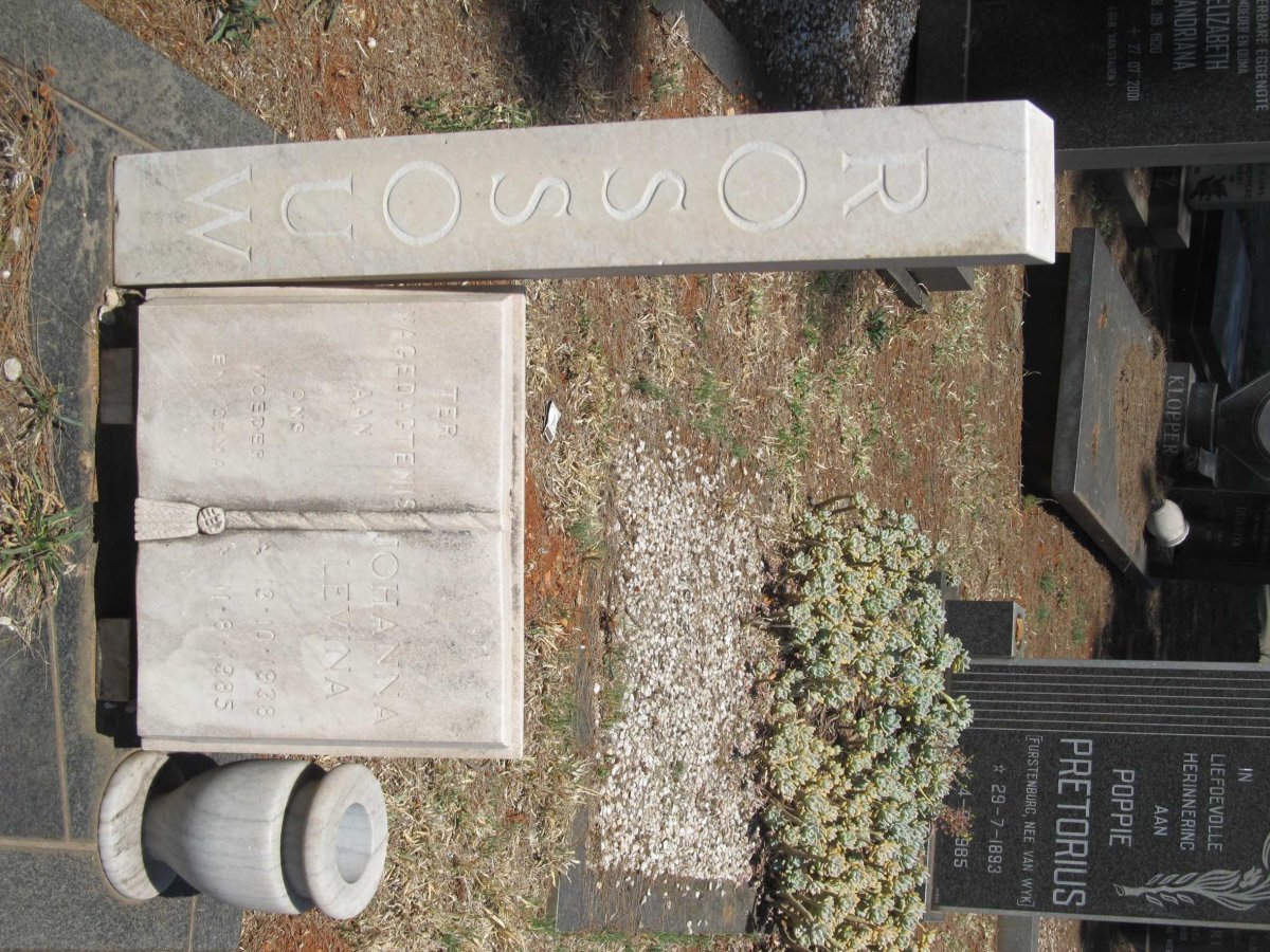 ROSSOUW Johanna Levina 1938-1985