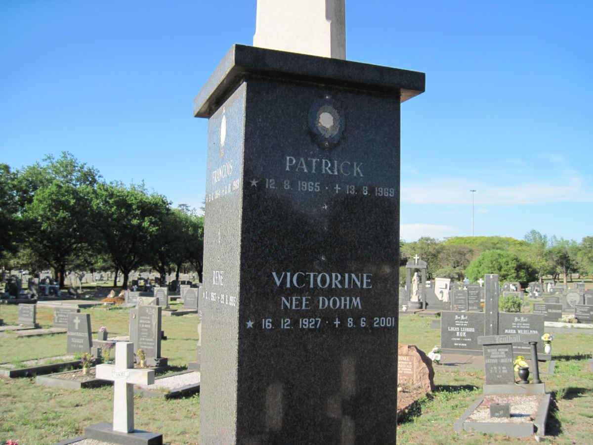 SAMMULLER Victorine nee DOHM 1927-2001 :: SAMMULLER Patrick 1965-1969