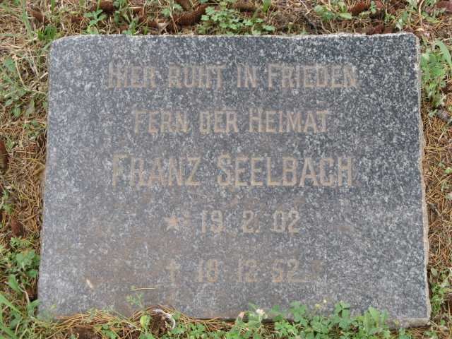 SEELBACH Franz 1902-1952