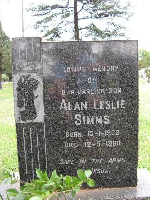 SIMMS Alan Leslie 1956-1960