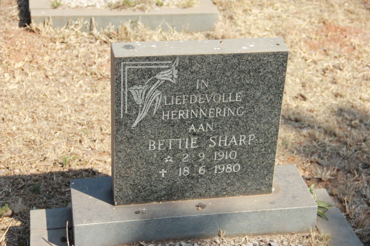 SHARP Bettie 1910-1980
